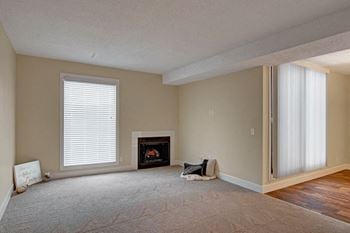 Cozy fireplace
